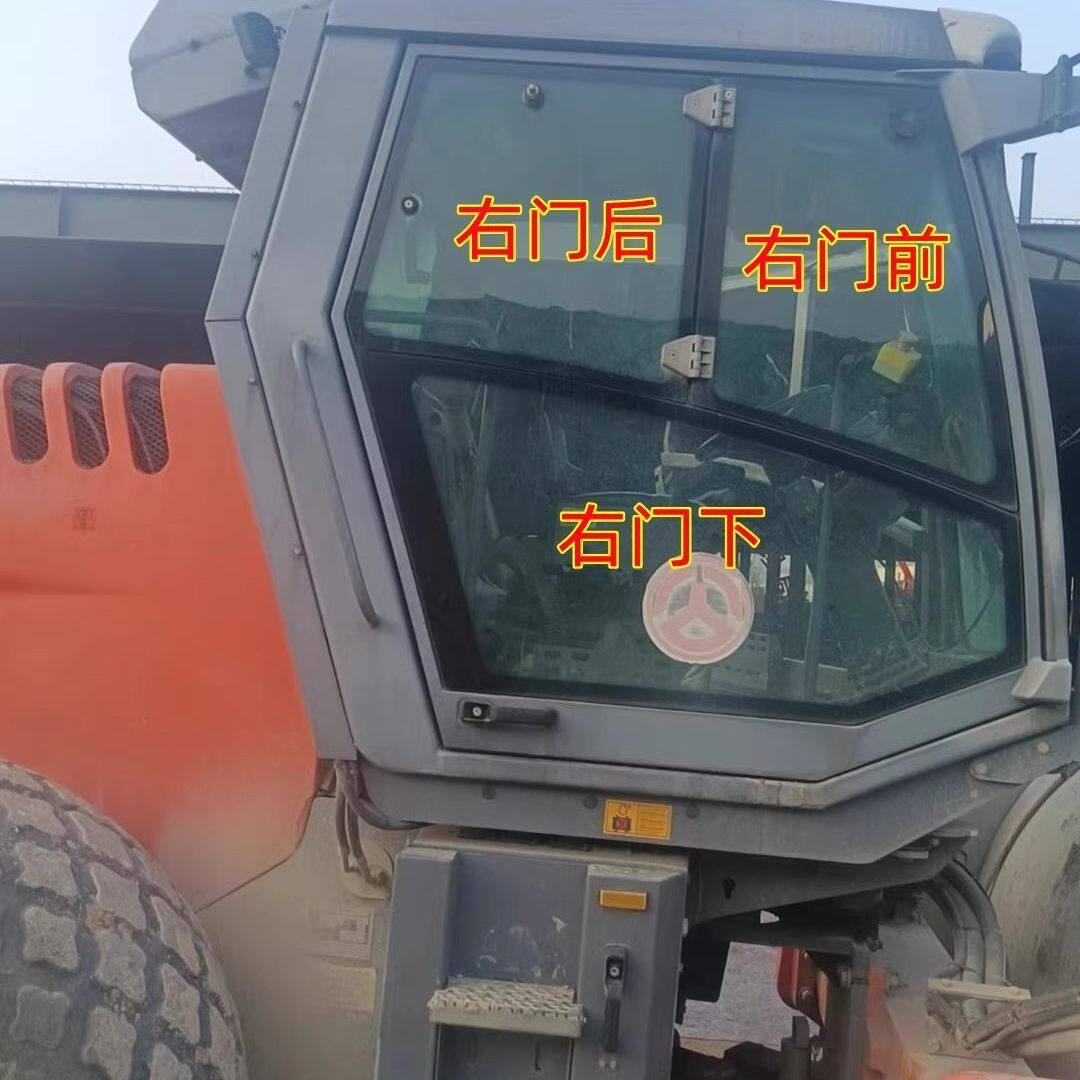 悍马HC228压路机钢化玻璃图片