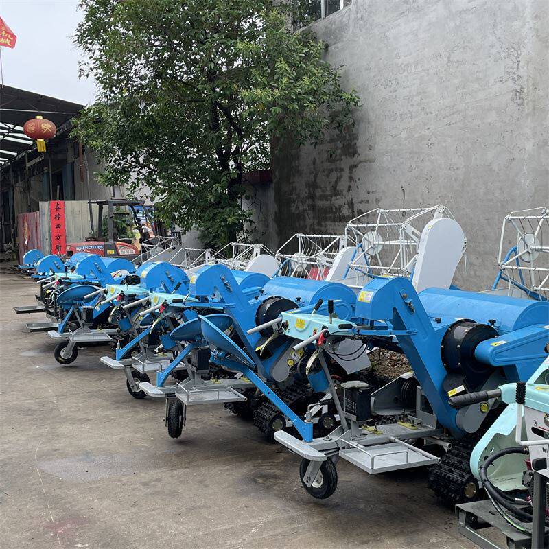 水稻旱稻割稻机 茴香大豆收割机割台前置小型联合收获机运费以实