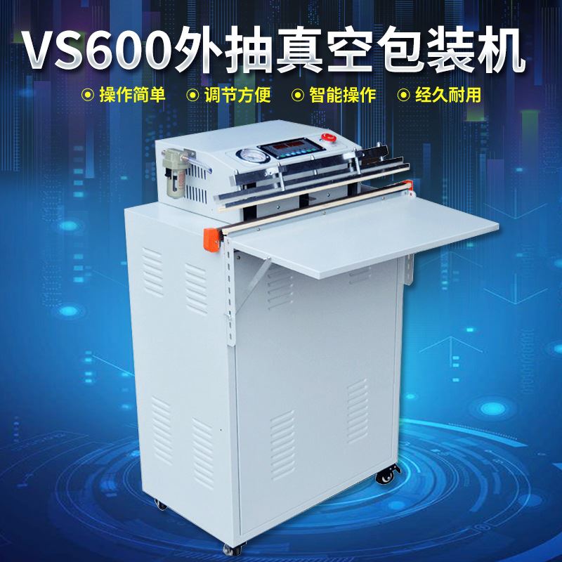 VS600外抽真空包装机 外抽式立式真空包装机 电动外抽充气包装机