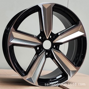 18寸 汽车改装 5x108 5x114.3 铝合金轮毂轮圈 5x112 F66DX047