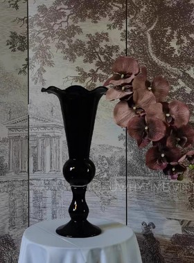 1990s法式中古高品质花瓶花器 手工琉璃软装复古家居摆件