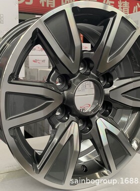 F88921 15寸 6x139.7 枪灰车面 盛博汽车改装铝合金轮毂轮圈