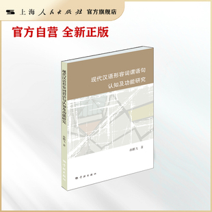 现代汉语形容词谓语句认知及功能研究