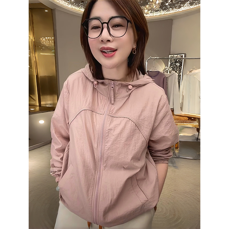 欧货休闲洋气轻薄防晒衣女