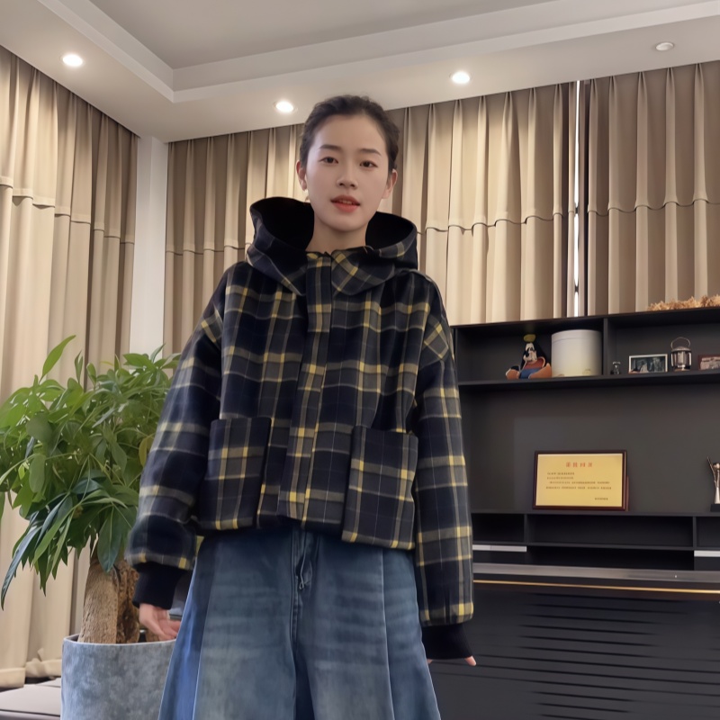 棉服两面穿加绒加厚2025秋冬