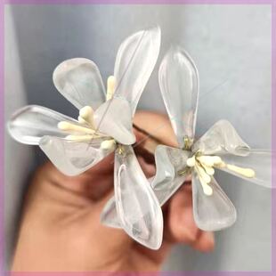 凌妙妙头饰点缀兰花发钗发簪子琉璃精致简约古风汉服旗袍日常配饰