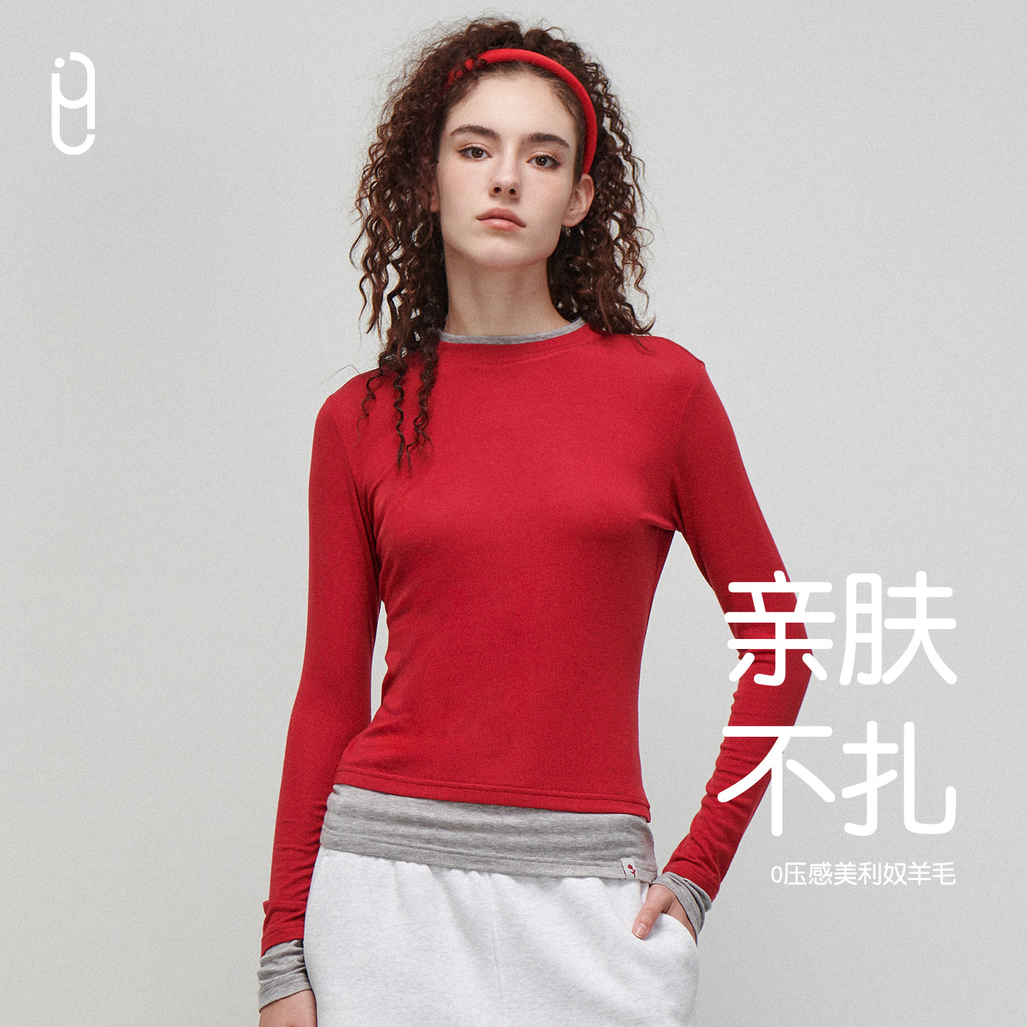 YLI外里羊毛衫女士运动T恤