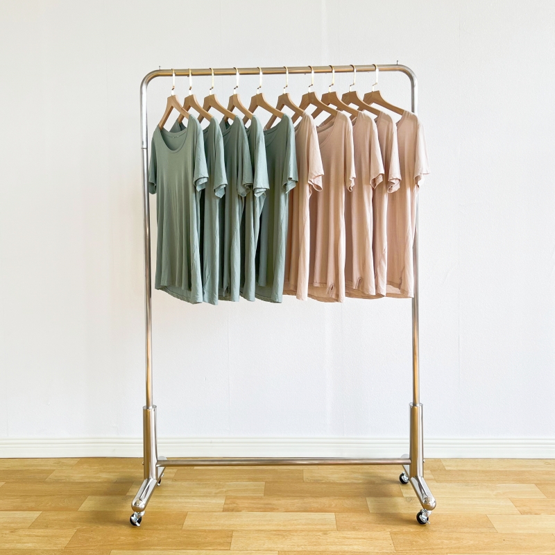 铁伯乐不锈钢晾衣架落地阳台简约