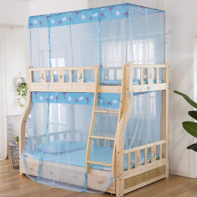 极速上下b床蚊帐子母床上下铺高低床家用蚊帐加密帐纱防尘顶系绳,床上用品,蚊帐,淘宝优惠券,粉丝福利购,淘宝优惠卷