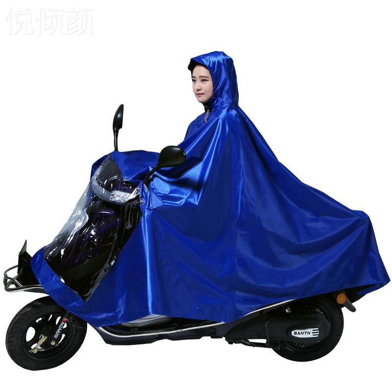 极速&特大号防暴雨机车雨衣电B动车骑行女单人双人牛津布加大加
