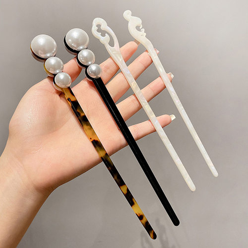 极速Fashion Chinesne Style Hair Sticks Vintage Acetate Chops