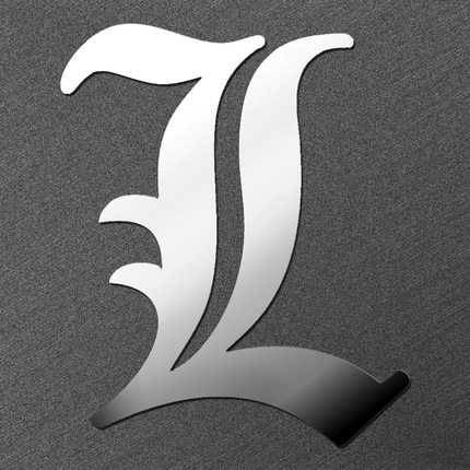 极速Death Note Anime Sticker DIY 3D Metal Decals SticYkers f