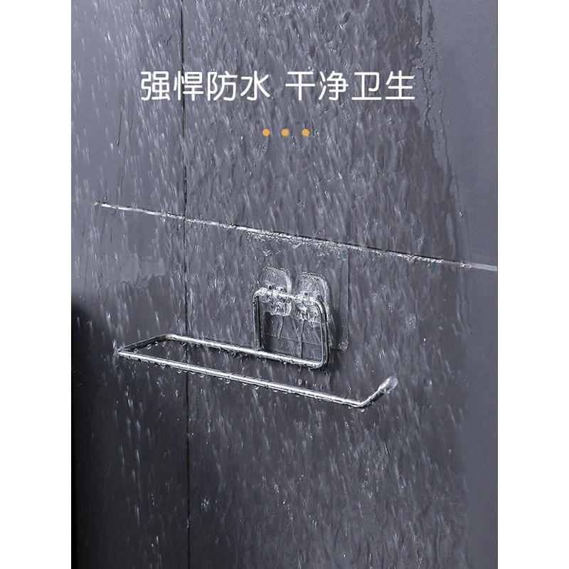 极速懒人抹布挂架壁挂式纸巾架挂厨房吸油用纸架放保鲜Z膜卷纸的