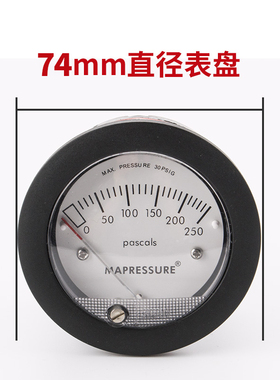 极速TE5000迷你型微型差压u表 微压力表 微压差表 差压计060pa 压