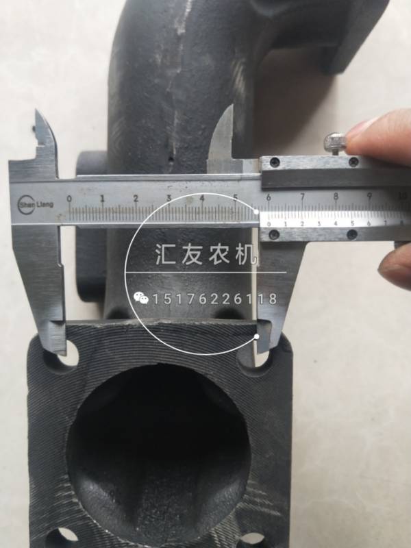 极速福田雷沃e欧豹804 904 1000铂金斯消声器弯管 排气弯管 接头