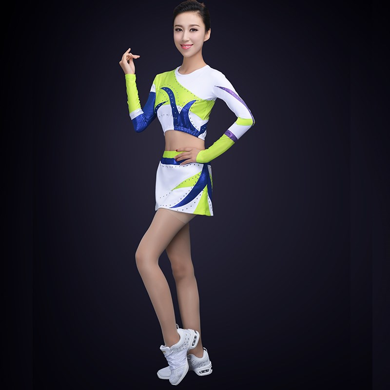 极速新款成人男女啦啦操服装演出服健美操服套装团体X拉拉队服装
