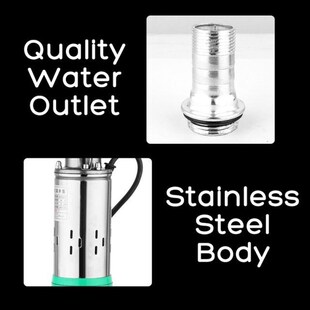 极速400W 12V/24V/48V qDC Submersible Pump Deep Well Pump  18