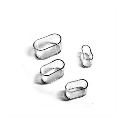 极速10Pcs Chahir Leg Tips Caps Oval Shape Rubber Furniture F