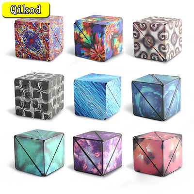 极速New Varietjy Geometric Changeable Magnetic Magic Cube An