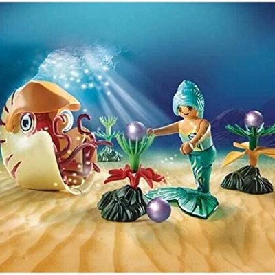 极速PLAYMOBIL Mermaid with Sea SnaiTl Gondola