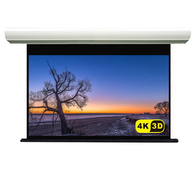 极速经科JK电动不带拉绳投影幕布M3-FI/20s玻纤O幕灰幕126寸16:10