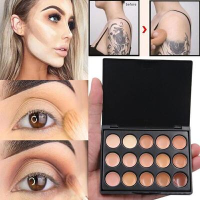 极速15 Colors Face Concealer Palette Profesional Tlasting Fo