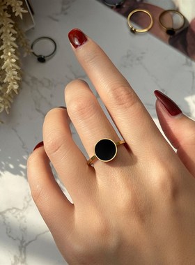 极速Anillos de acerop inoxidable a la moda para mujer, anill