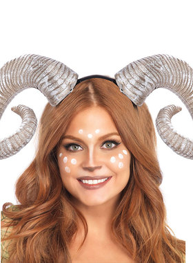 极速Halloween Black Long Bend Ox Horn HeadbaOnd Movie Demon