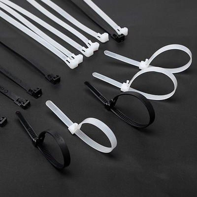 极速10PCcS Releasable Reusable Zip Tie Wrap Cable Loop Ties