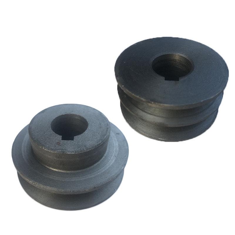 极速A型双水槽三角皮带轮2A电机皮带盘内径F16/19/24/28传动轮铸