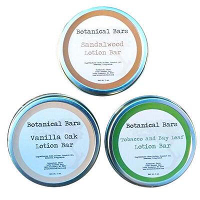 极速Mens Lotion Bar Set - 3 zLotion Bars 1oz Each - Sandalw