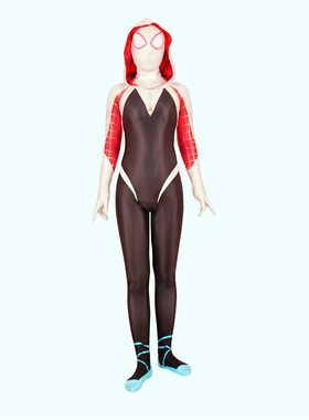 极速3d Digital Prinpting Gwen Cape Spider Spider Man Adult