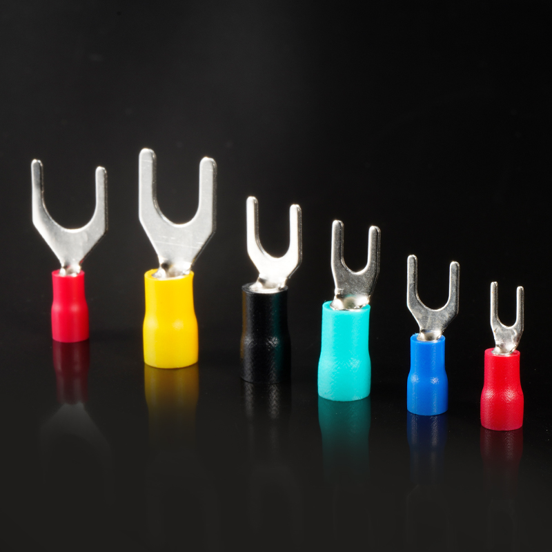 极速SVa1.25/2/3.5/5.5-3/4/5/6/8叉形预绝缘冷压端子U型Y形鼻子