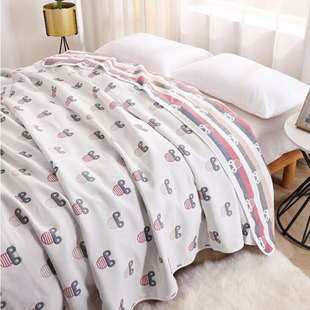 极速婴儿包d被6层纯棉纱布儿童毛巾被子亲子双人床盖毯夏季吸水空