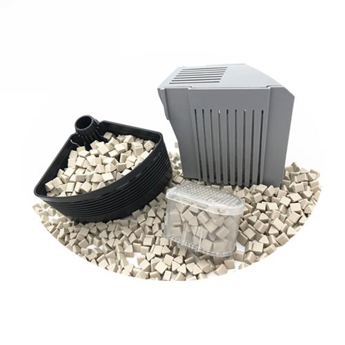 极速小型鱼缸过滤k器滤材硝化屋陶瓷环石英球西杰迷你三角生化矩