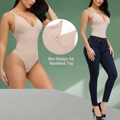 极速Slim Shapewear Bodysuits Body Shaper Thong ShapeXwear co