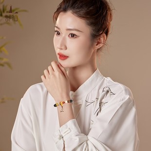 十八籽多宝菩提手串真品多宝水晶手链 新n品推荐 极速 好运连连