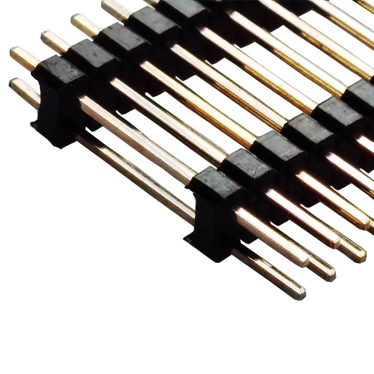 极速双排针双塑针2.i54间距2*40Pin针长15/17/19/20/25/30/35/40/
