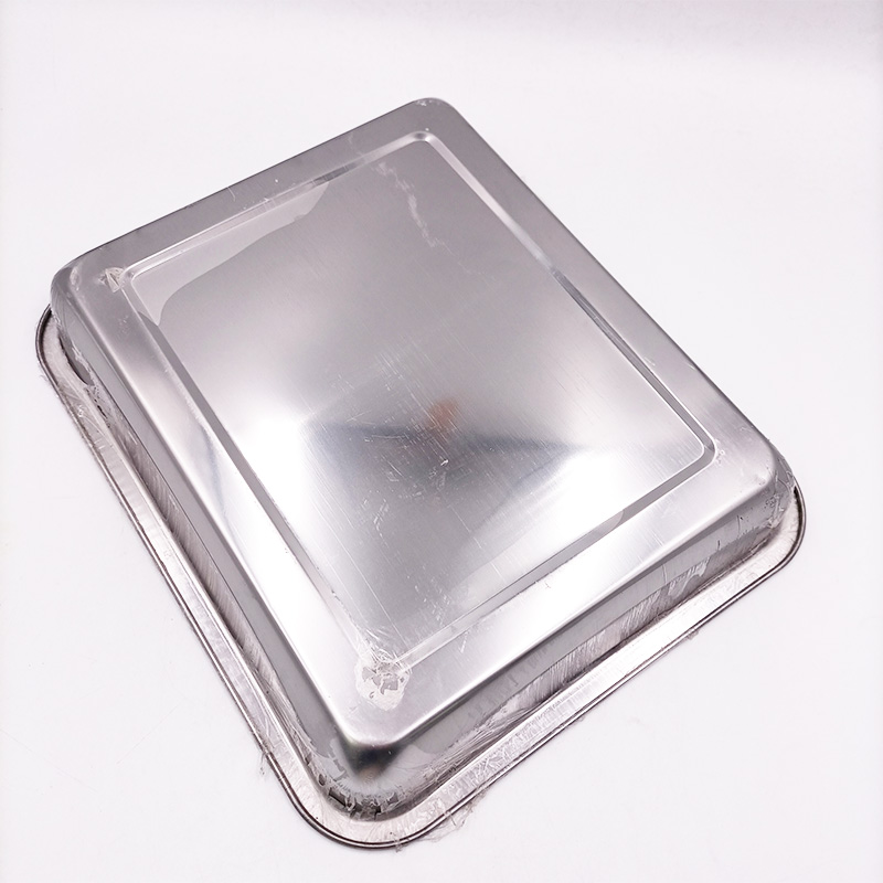 极速方盘不锈钢托盘长方形u商用家用蒸饭盘菜盘餐盘饺子盘铁盘烧