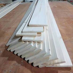 极速实木杉木原木 木条子 长条木方扁条子木R板条制作木材材料