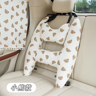 极速儿童车上睡觉神n器车载抱枕头长途汽车安全带后座后排副驾驶