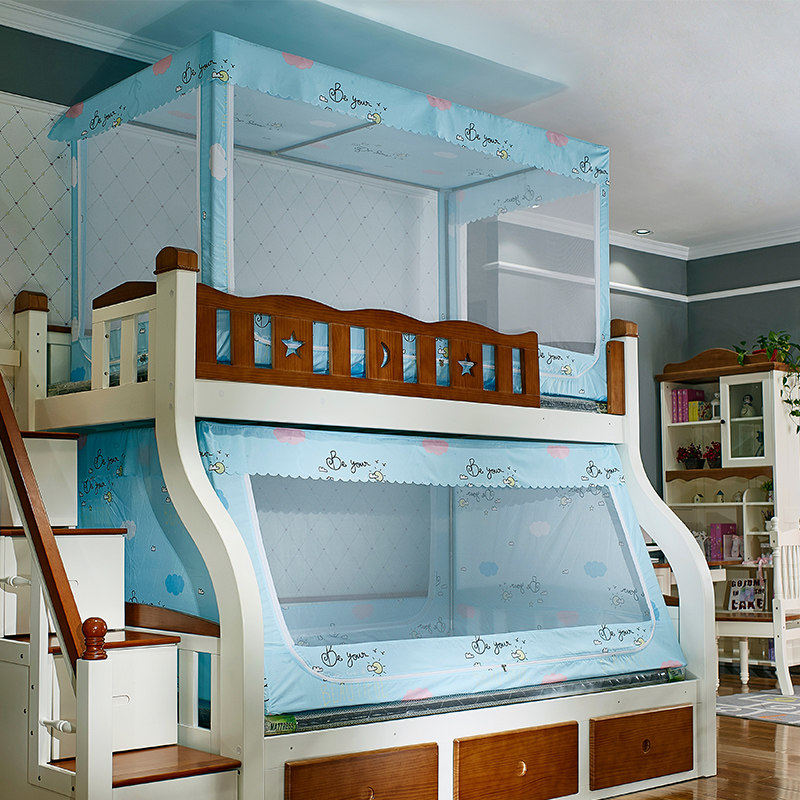 极速子母床蚊帐儿童梯形p1.2米双层床上下铺学生宿舍1.5m高低床上,床上用品,蚊帐,淘宝优惠券,粉丝福利购,淘宝优惠卷