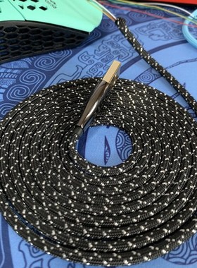 极速Flexible Handmade Paracord Mouse Cables MagnTetic Shield