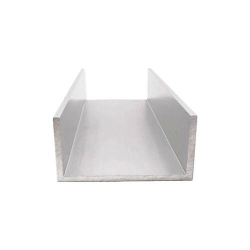 新品铝合金u型槽100x50ux5氧化扣条包边条玻璃卡槽u形铝槽型材边