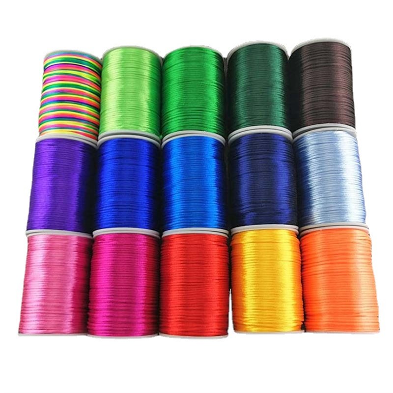 大卷多色567号线韩国丝玉线台湾线 编织中国结线材现货