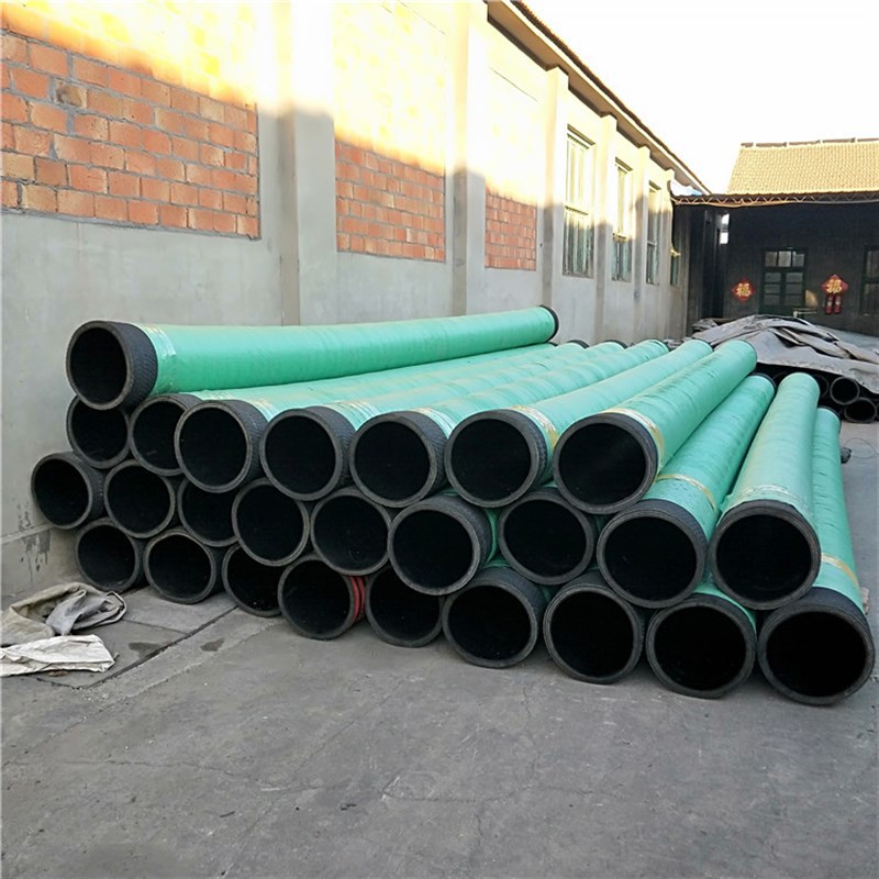 大口径农林业灌溉引水抗旱排涝橡胶钢丝管砂泵配套耐磨钢丝橡胶管