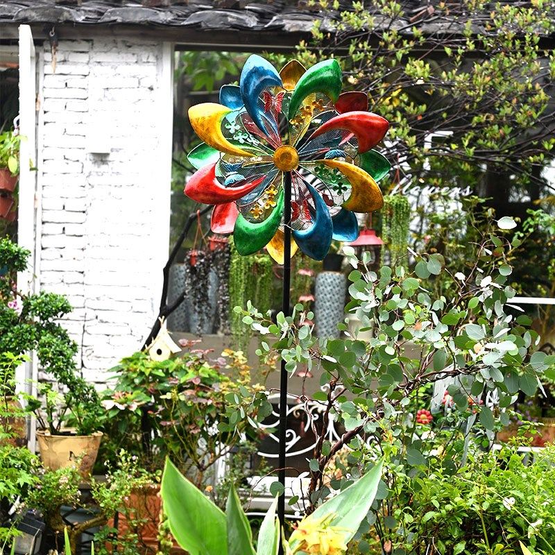 户外花架大风车花园阳台布置农场造景铁艺网红庭院子创意装饰摆件,家居饰品,户外/庭院摆件,淘宝优惠券,粉丝福利购,淘宝优惠卷