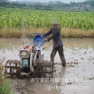 水田乘坐式带铁轮打田机爬坡手扶耕地起垄拖拉机20电启动手扶价格