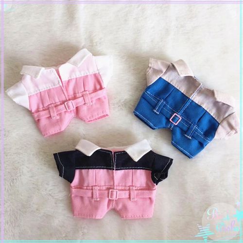 现货娃衣10cm十厘米酷正常体胖胖体棉花娃娃玩偶公仔连体工装套装