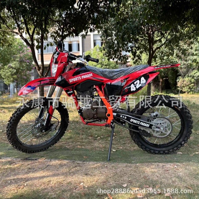 两轮越野摩托车250cc大高赛猎豹竞技300cc发动机成人燃油沙滩车